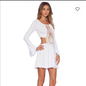 NWOT Indah Hand crochet bell sleeve dress